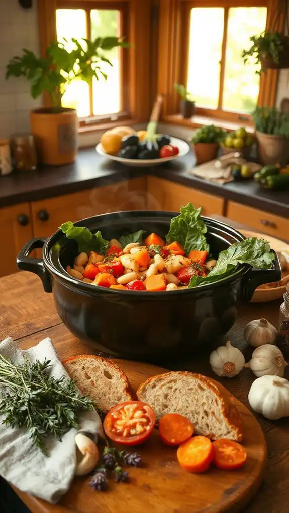 hearty tuscan bean stew