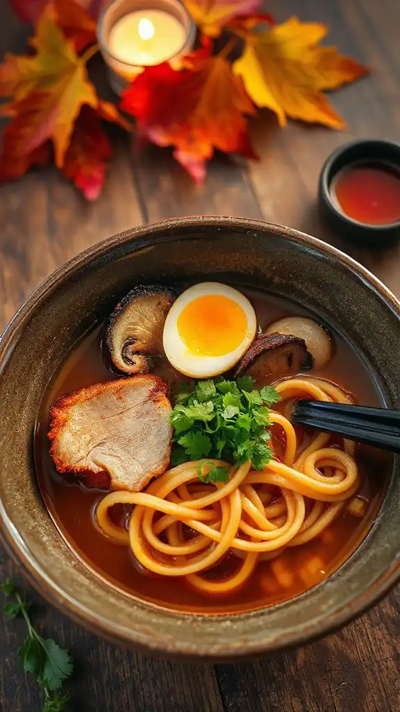 hearty umami rich noodle soup