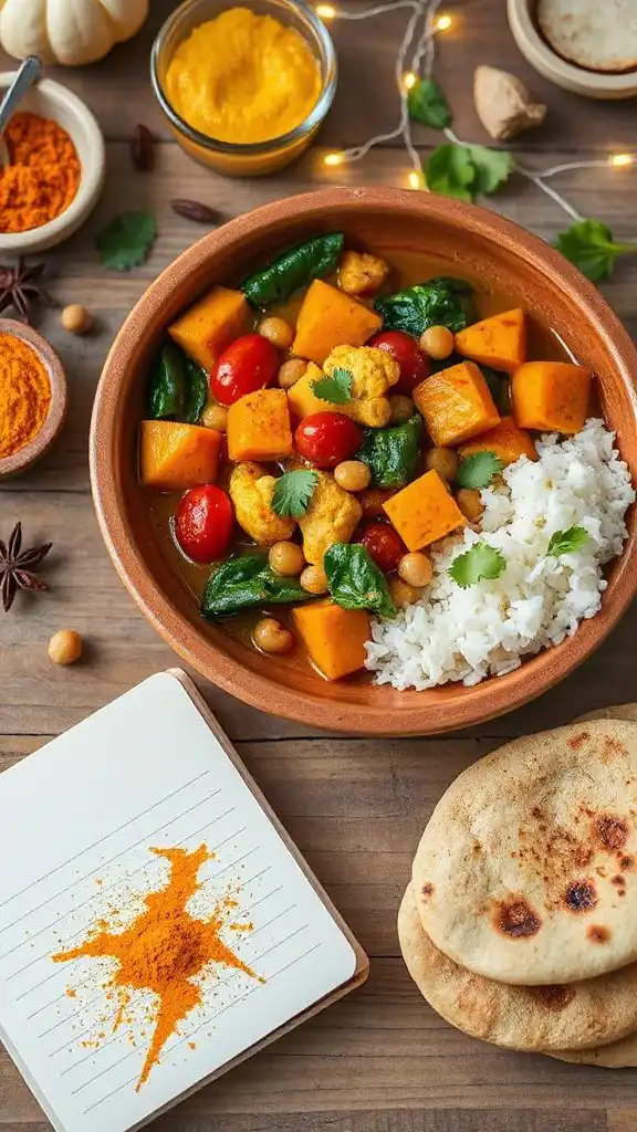 hearty vegan chickpea curry