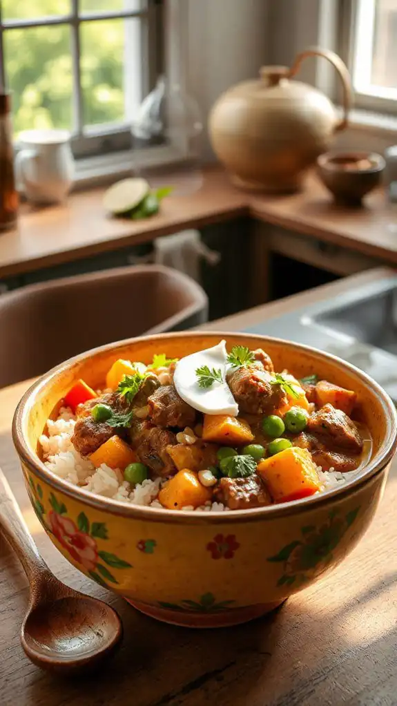 hearty vegan coconut curry