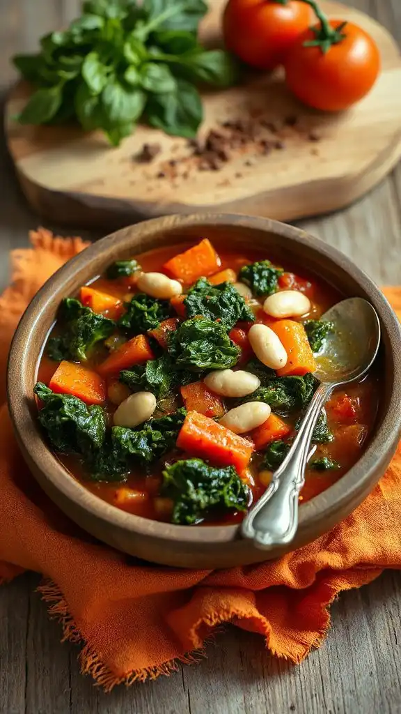 hearty vegan kale stew