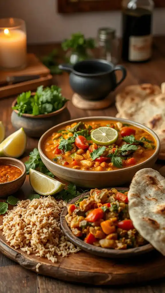 hearty vegan lentil curry