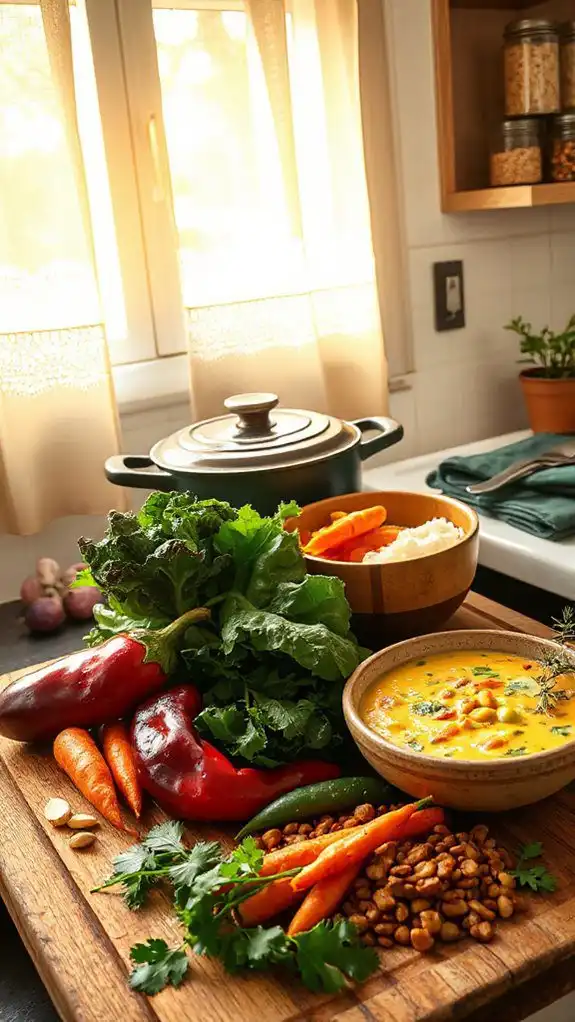 hearty vegan lentil curry