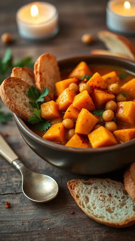 hearty vegan sweet potato stew