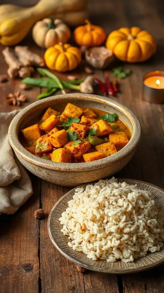 hearty vegan tempeh curry
