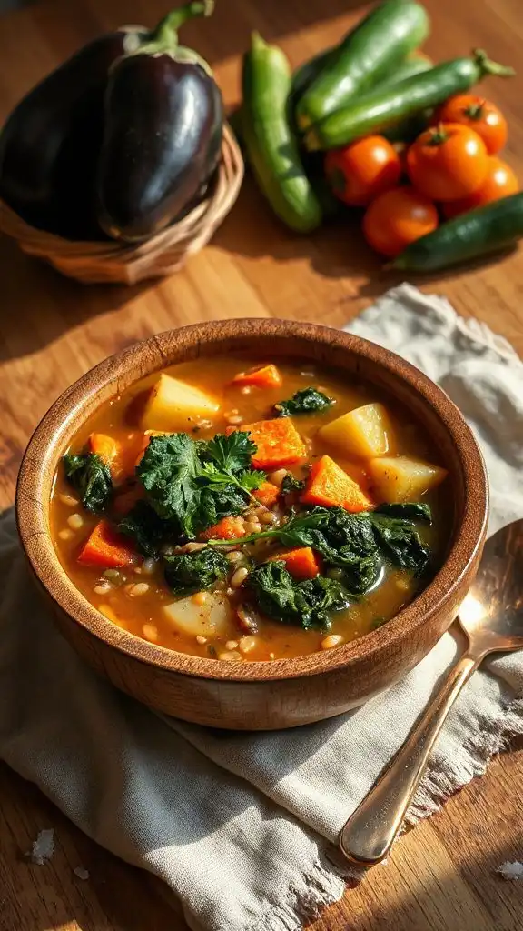 hearty vegetable barley soup