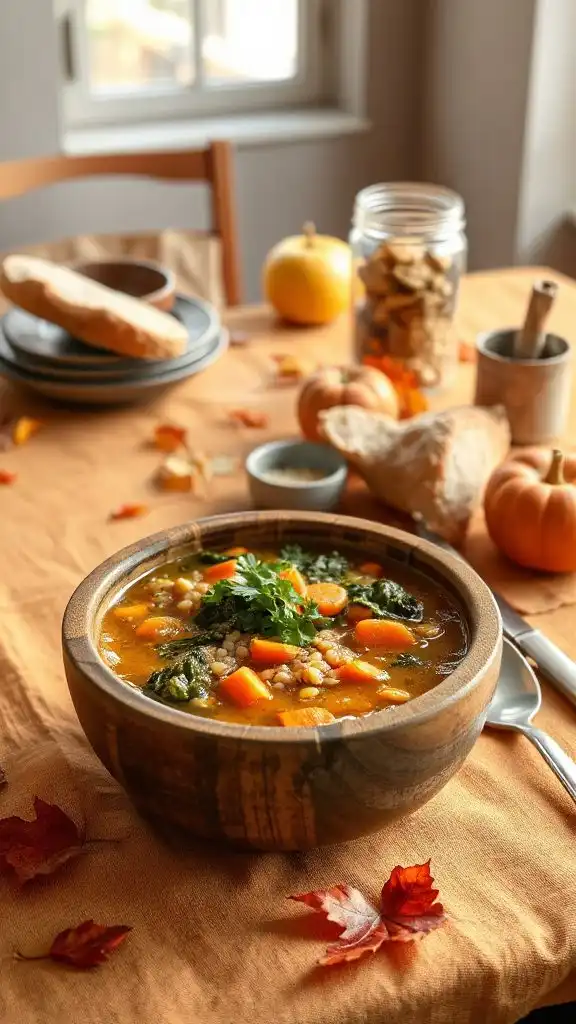 hearty vegetable barley soup
