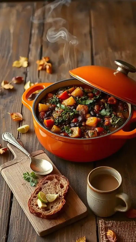 hearty vegetable bean chili