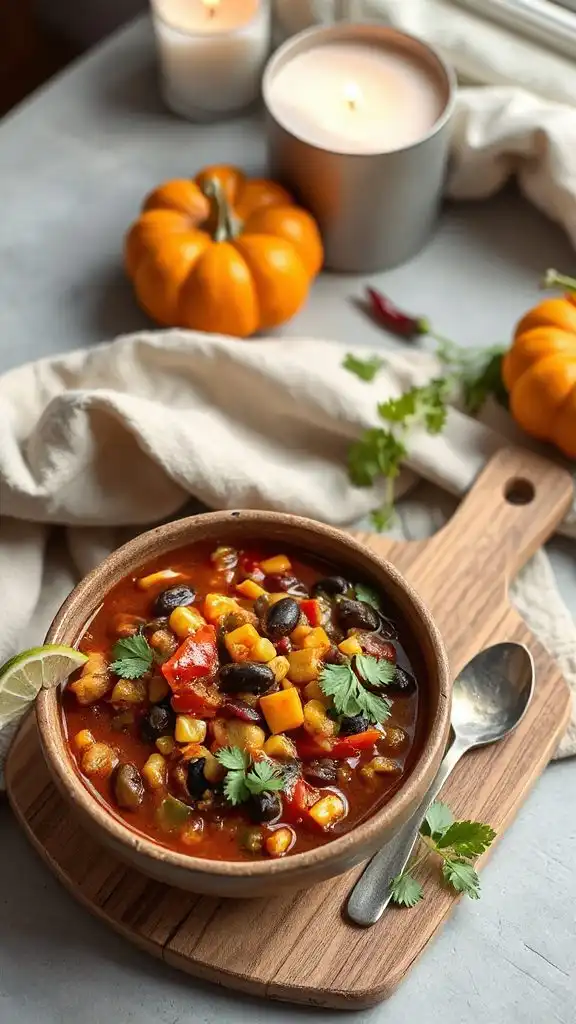 hearty vegetable chili recipe