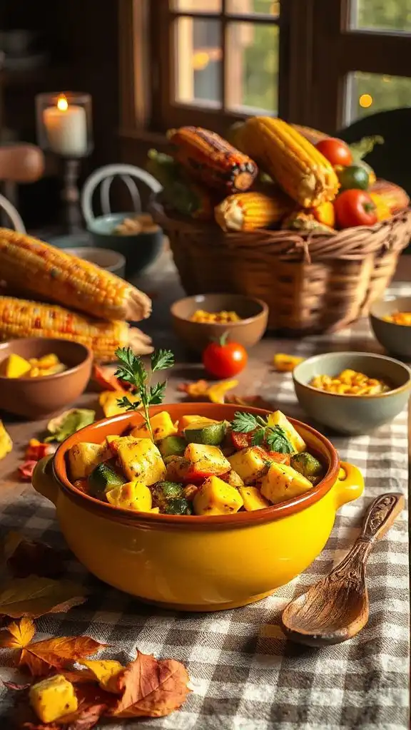 hearty vegetable corn stew