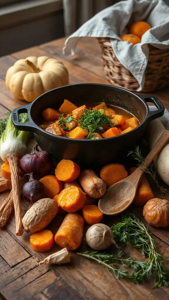hearty vegetable fennel stew