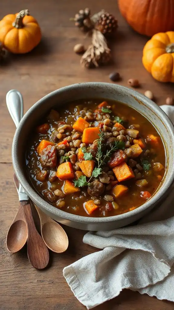 hearty vegetable lentil stew