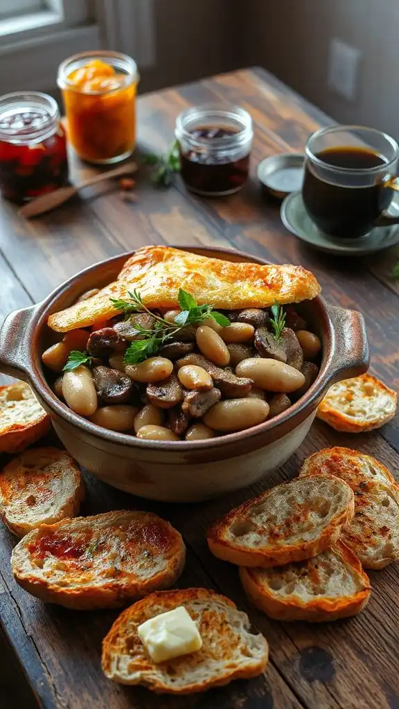 hearty vegetarian bean cassoulet