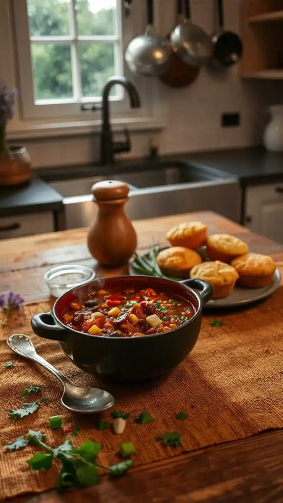 hearty vegetarian chili recipe