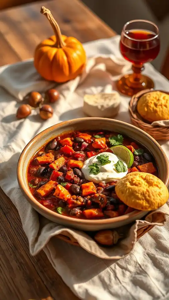hearty vegetarian chili recipe