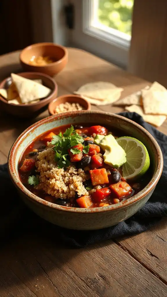 hearty vegetarian chili recipe