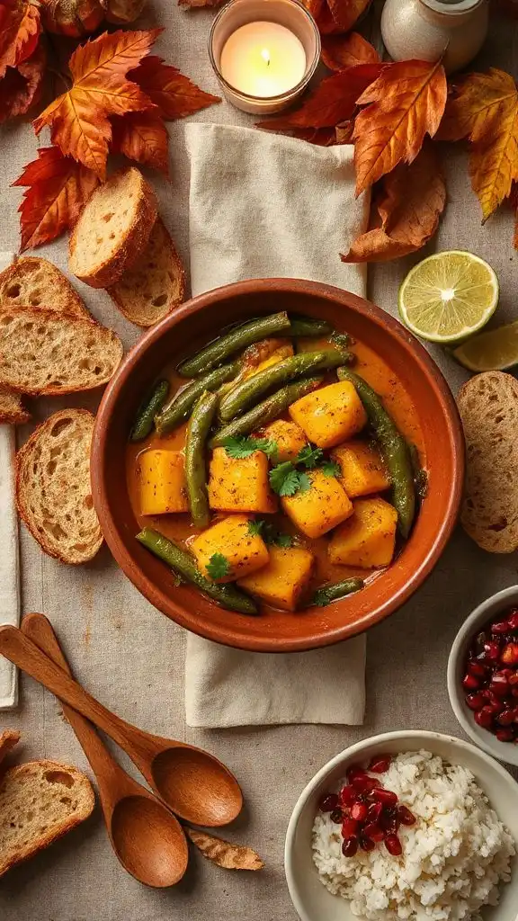 hearty vegetarian curry dish