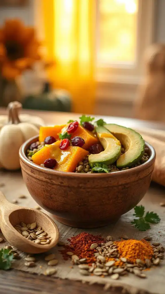hearty vegetarian fall dish