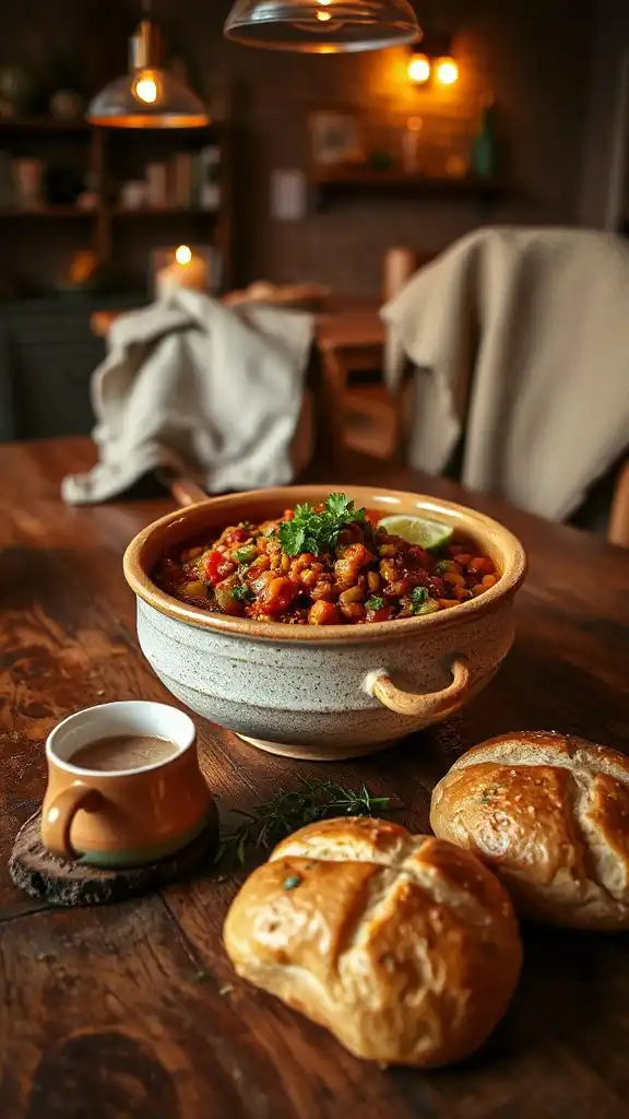 hearty vegetarian lentil chili hearty vegetarian lentil chili