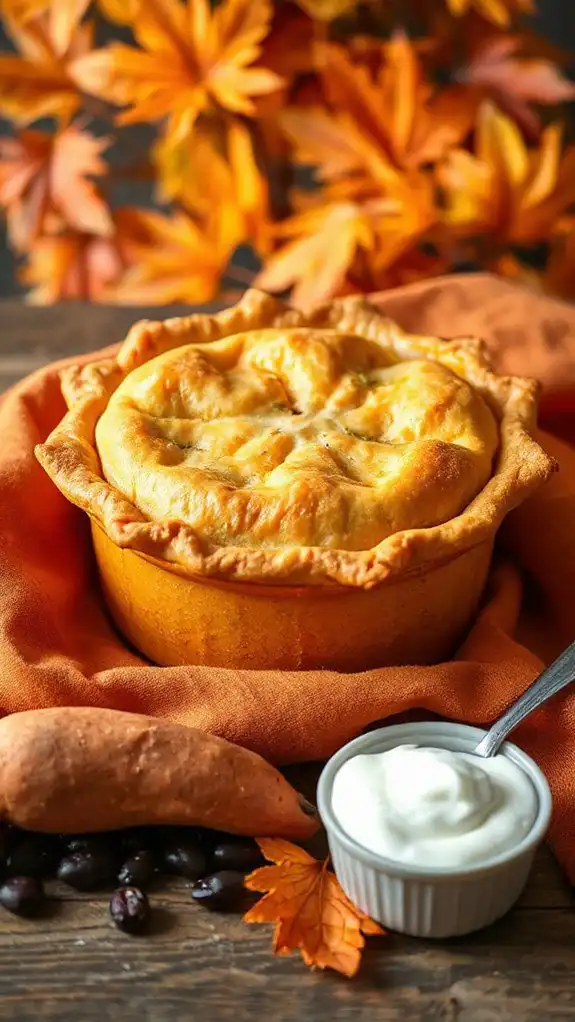 hearty vegetarian pot pie