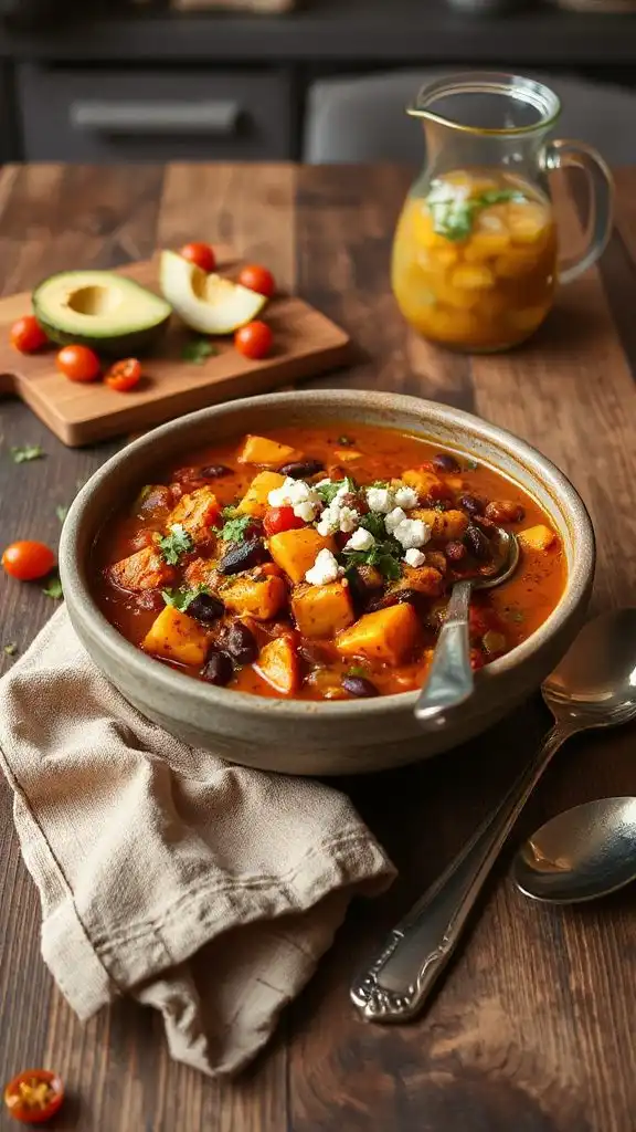 hearty vegetarian pumpkin chili hearty vegetarian pumpkin chili