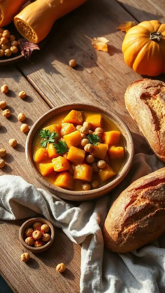 hearty vegetarian squash stew