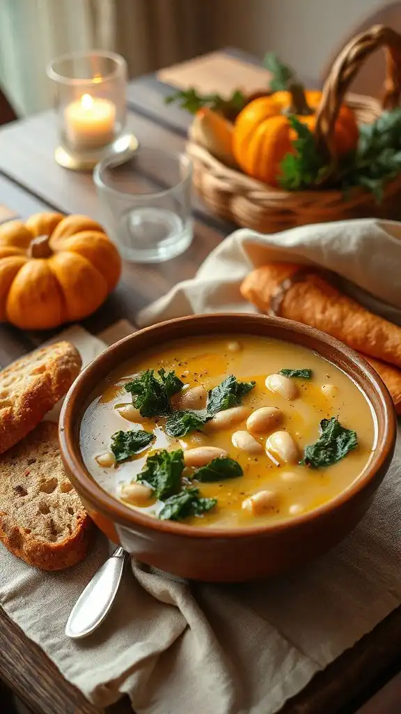 hearty white bean kale soup
