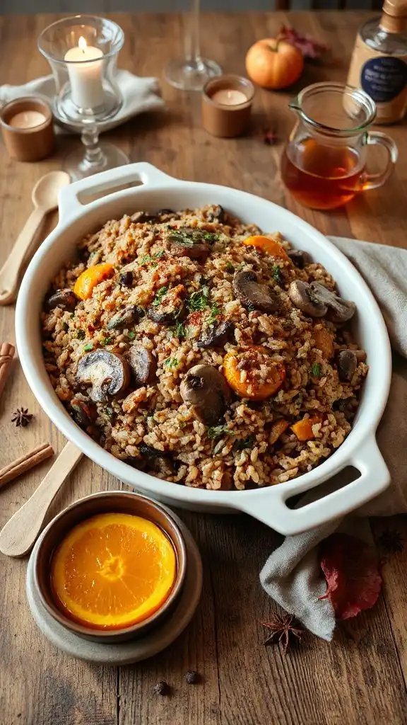 hearty wild rice casserole