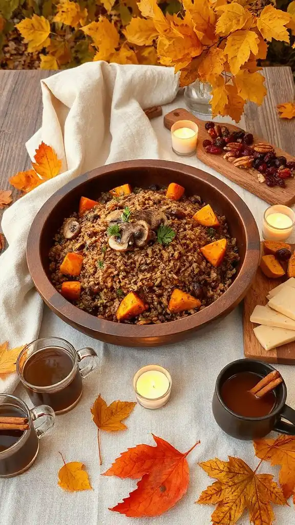 hearty wild rice pilaf