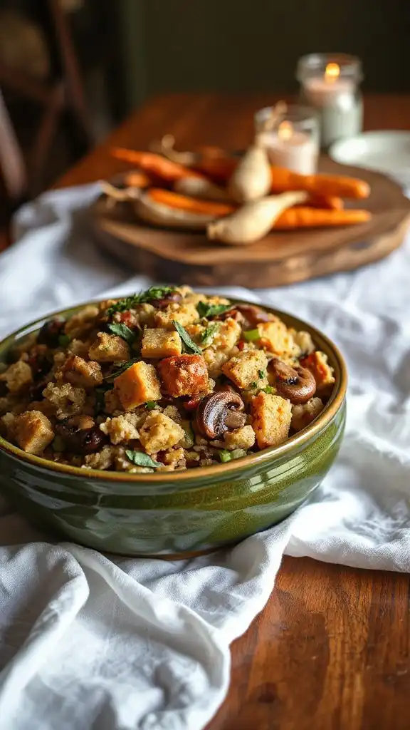 hearty wild rice stuffing
