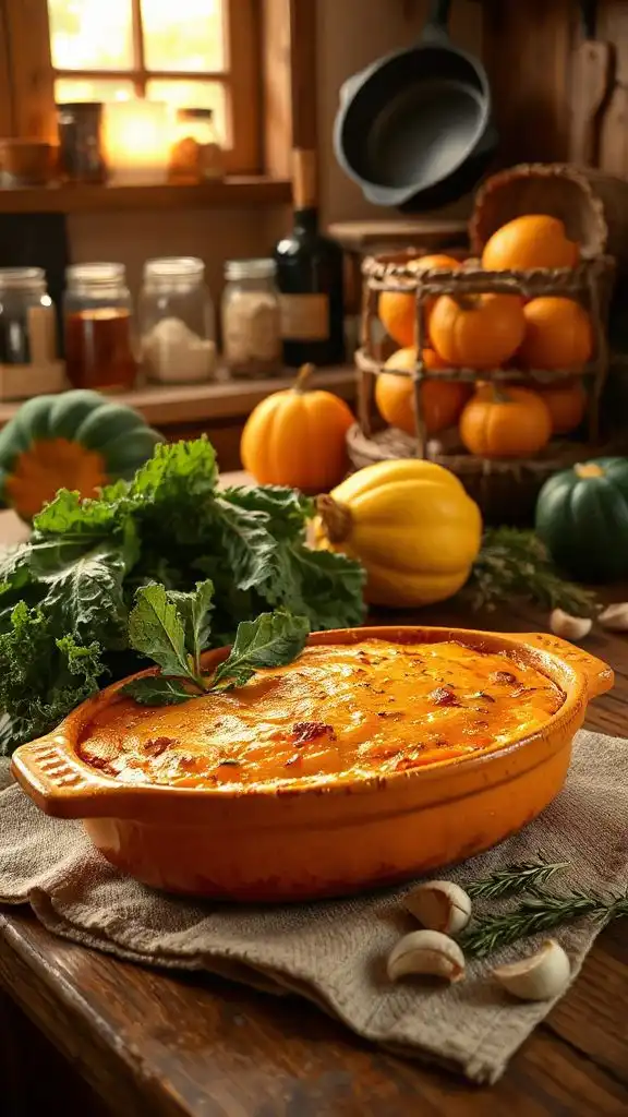 hearty winter squash casserole
