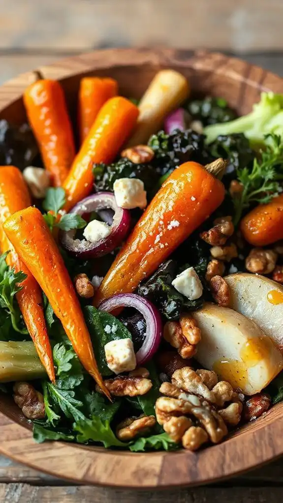 hearty winter vegetable salad