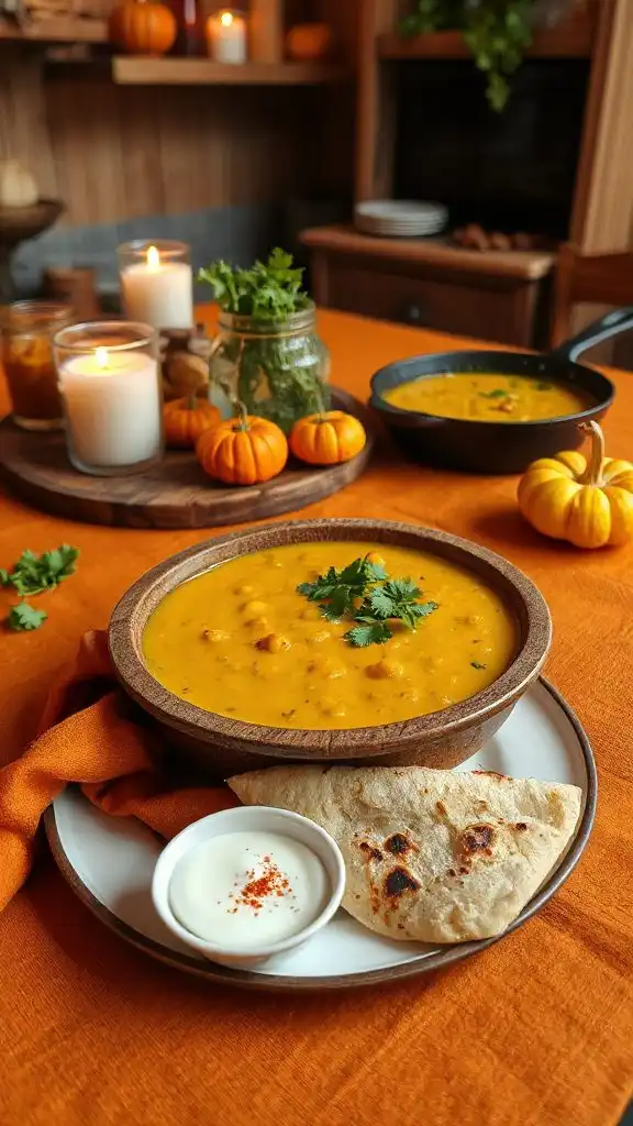 hearty yellow split pea curry