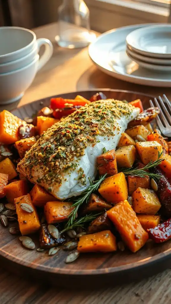 herb crusted halibut recipe