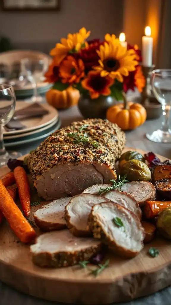 herb crusted juicy pork tenderloin