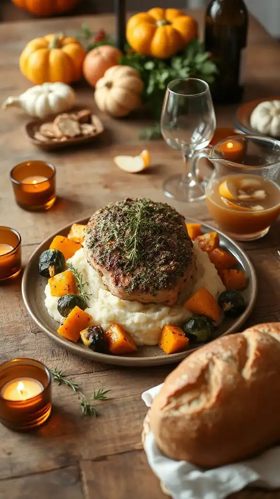 herb crusted pork loin recipe