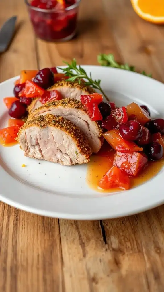 herb crusted pork tenderloin delight