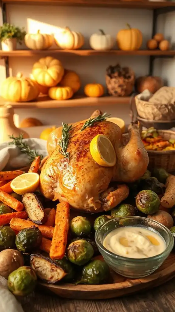 herb infused roasted chicken recipe