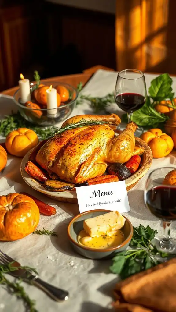 herb roasted chicken dinner rolls