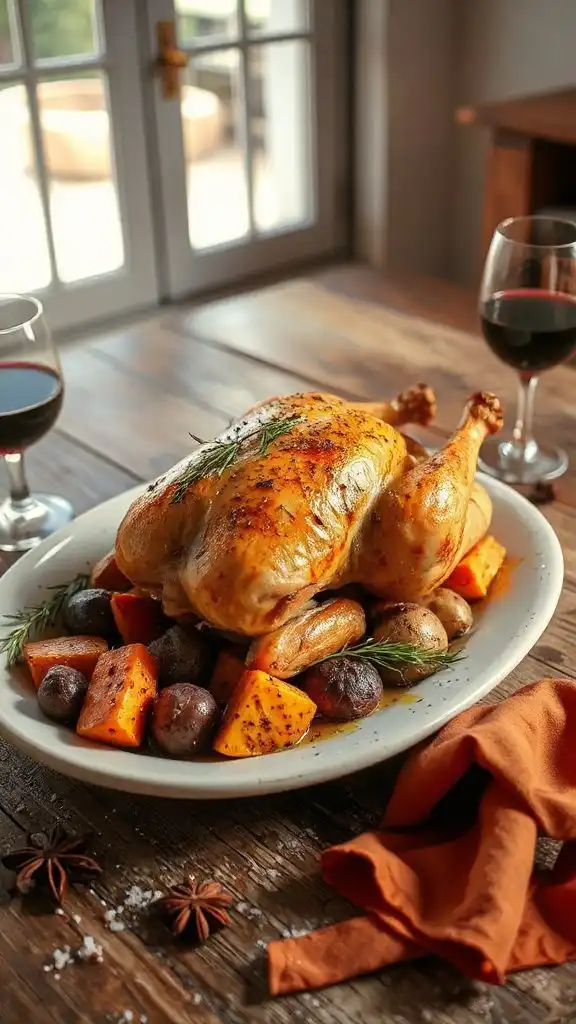 herb roasted chicken meal