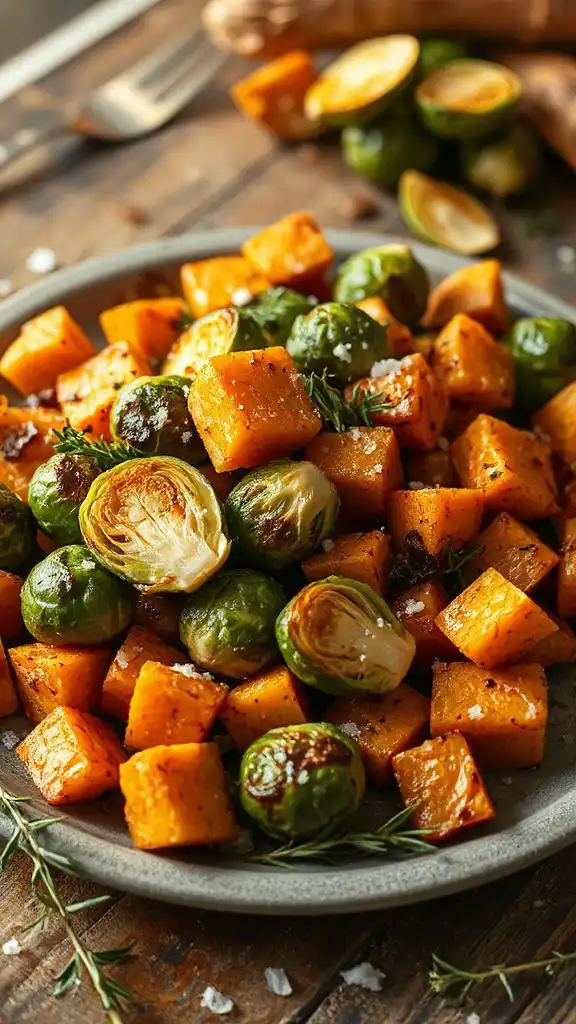 herb roasted seasonal vegetable dish herb roasted seasonal vegetable dish