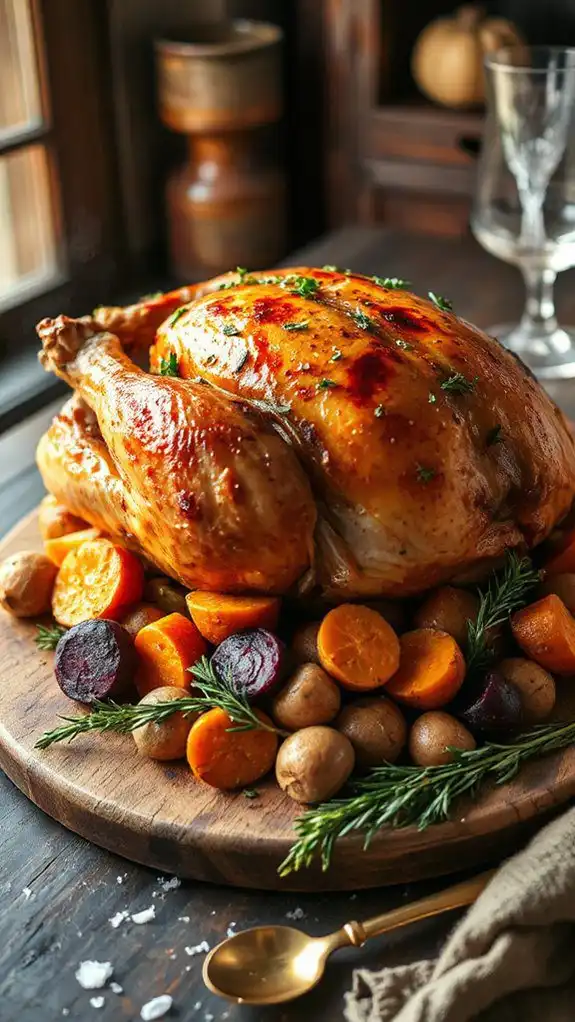herb roasted turkey centerpiece dish