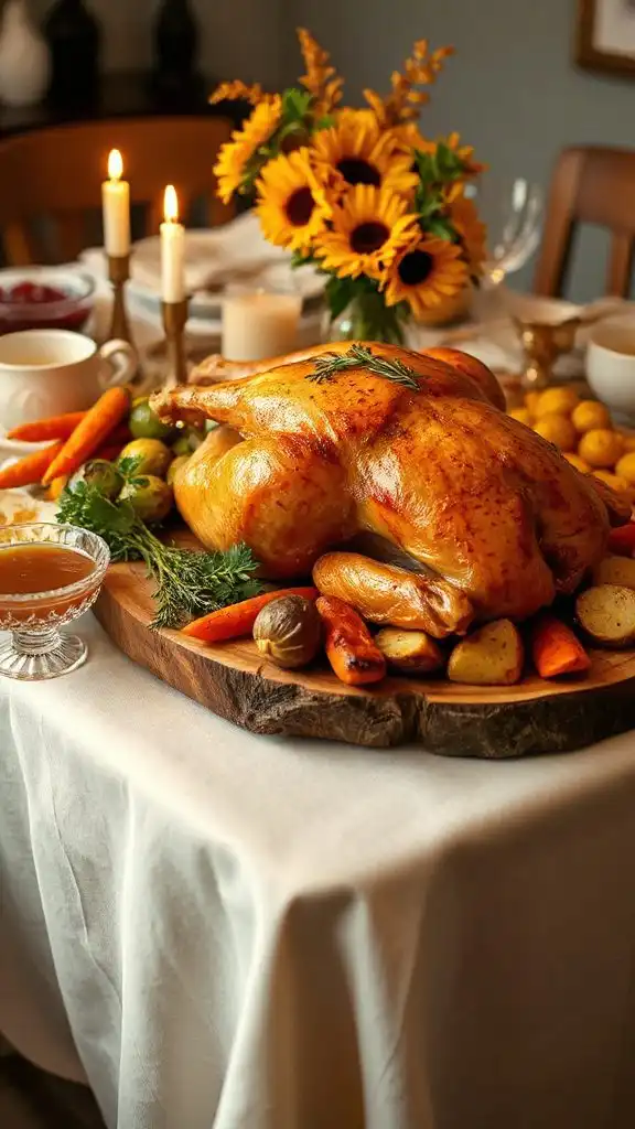 herb seasoned roasted chicken