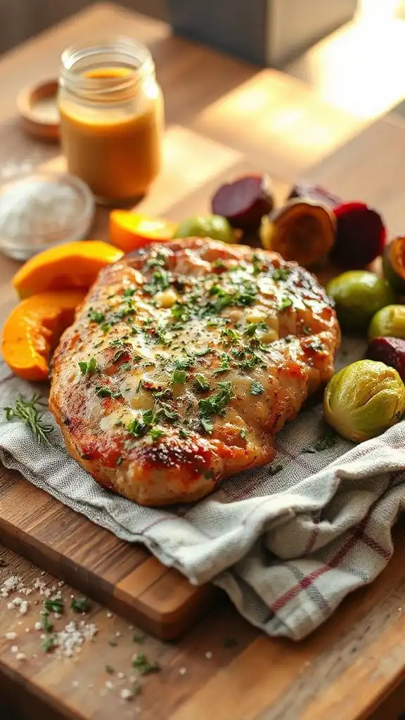 herbed mustard pork tenderloin