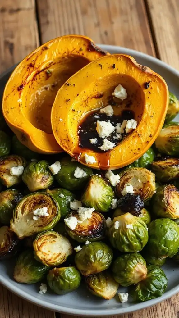 herbed squash and sprouts delight