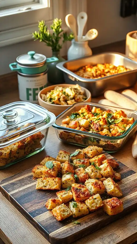 herbed stuffing bake recipe
