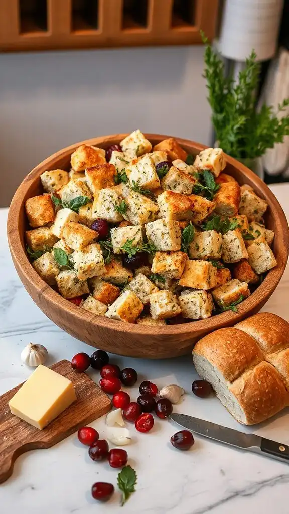 herbed stuffing bake recipe