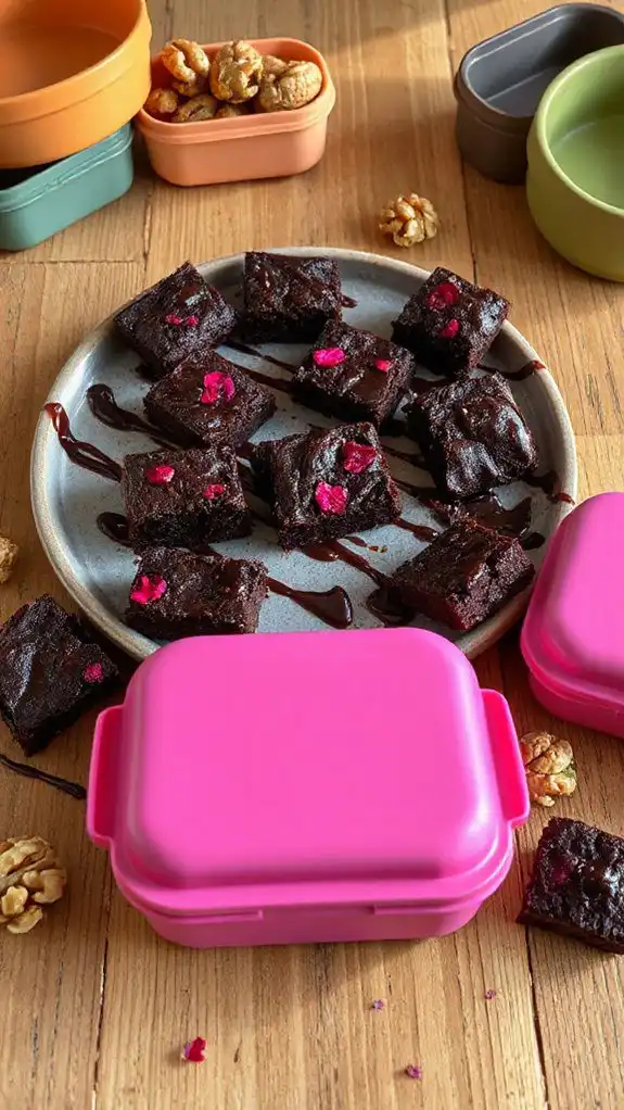 high quality dark chocolate brownies