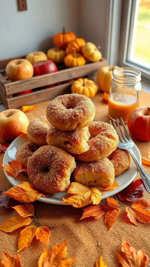 homemade apple cider donuts