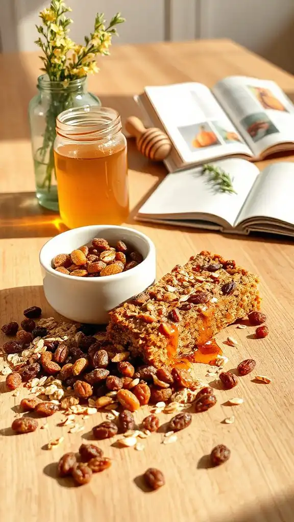homemade energy oat bars